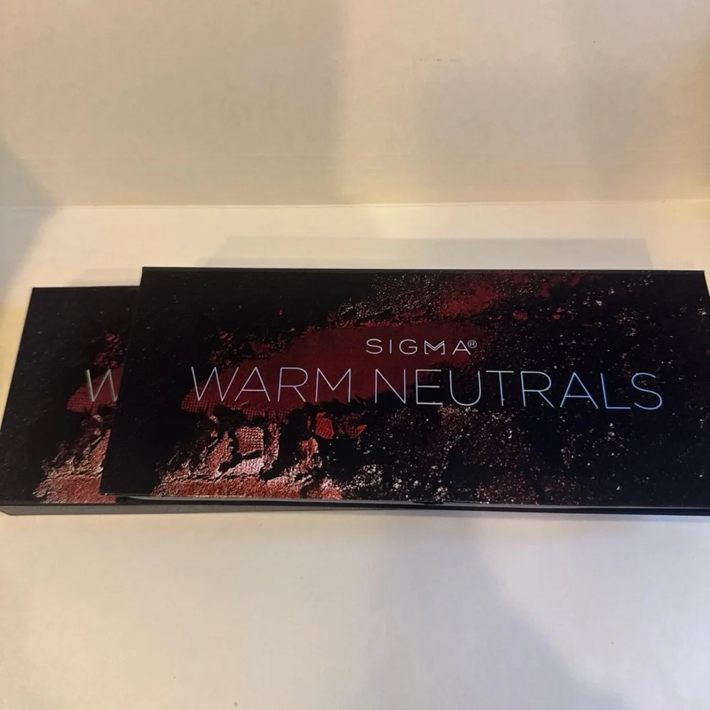 SIGMA Warm Neutrals Eyeshadow Palette w/Dual Ended Brush NIB $65
